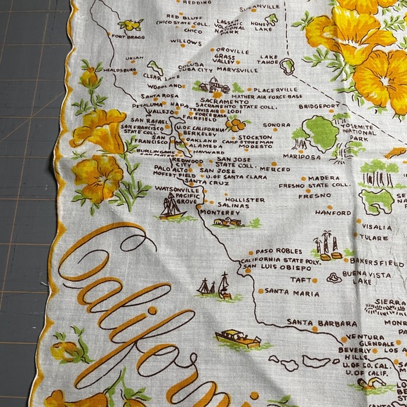 Vintage Souvenir Handkerchief - Picture 6 of 6